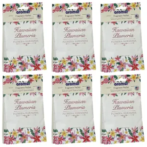 12 Scented Sachet Fragrance Bags Home Closet Drawer Car Air Freshener Plumeria