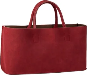 2 Pcs Trendy Suede Crescent Underarm Shoulder Bag Women Slouchy Satchels Crossbody Purse Top-handle Travel Tote Handbag