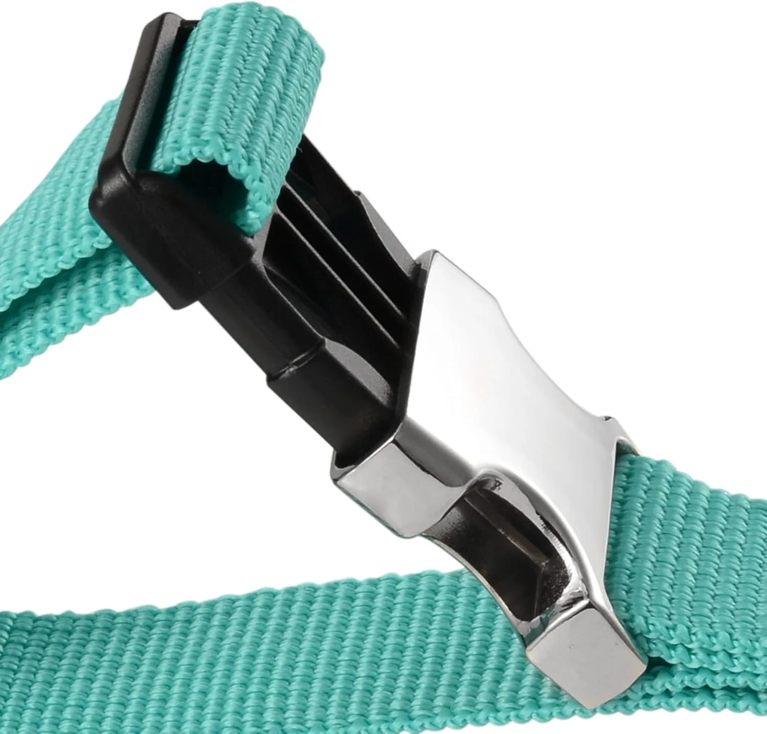2PCS Heavy Duty Add a Bag Luggage Strap Jacket Gripper,Carry-on Baggage Suitcase Straps Belts Travel Accessories-Cyan