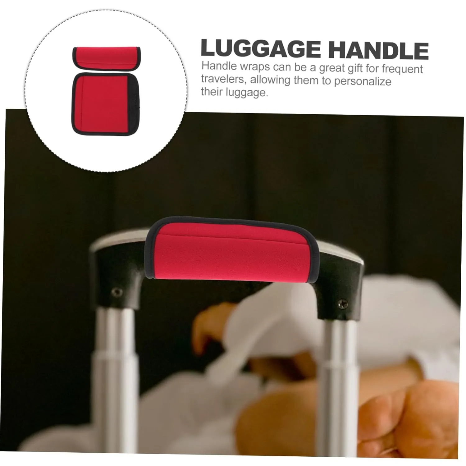 2pcs Luggage Handle Wraps for Suitcases Luggage Handles Wrap Travel Belt for Covers