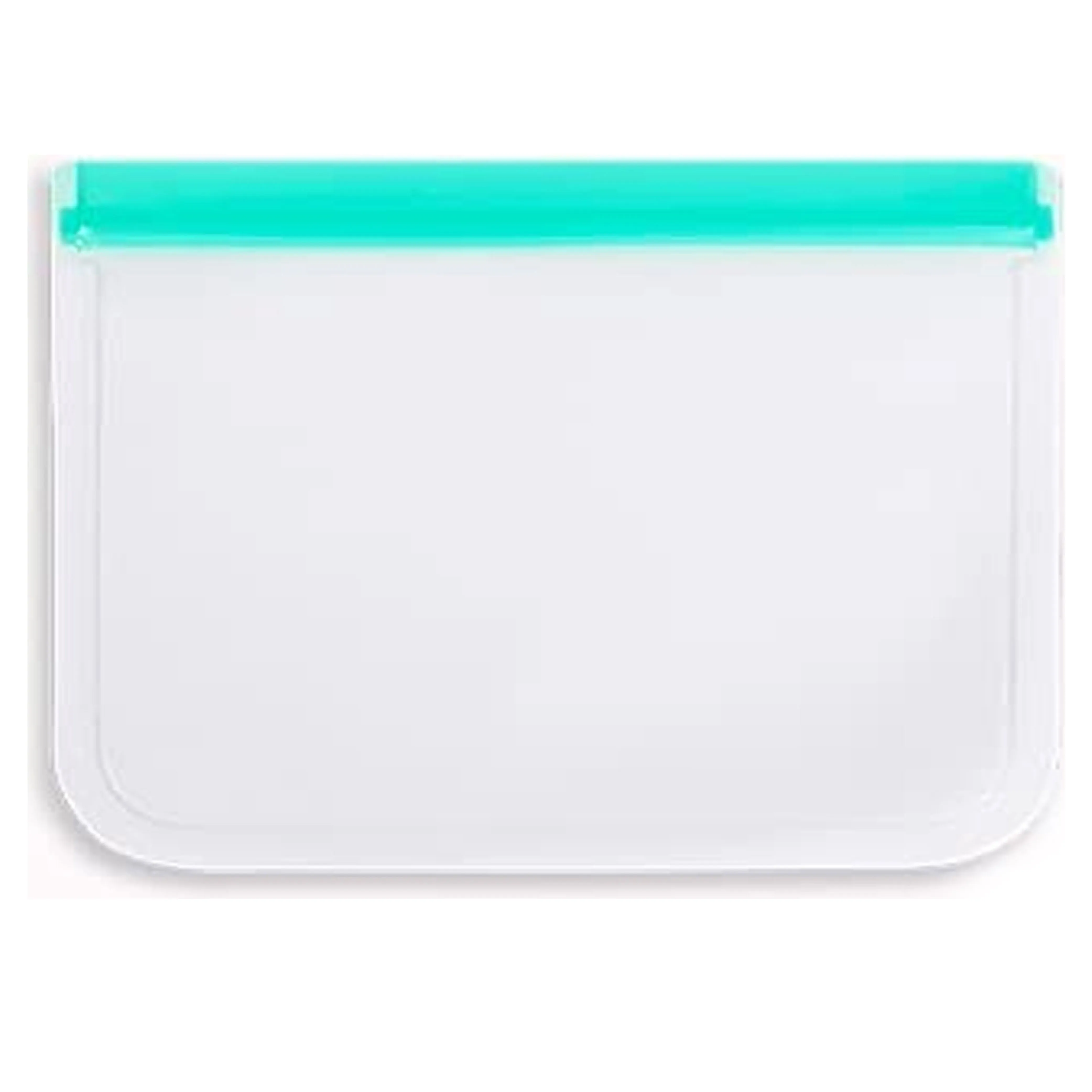 4 Resealable Zip Lock Reusable Food Container Storage Thick Freezer Bag Silicone