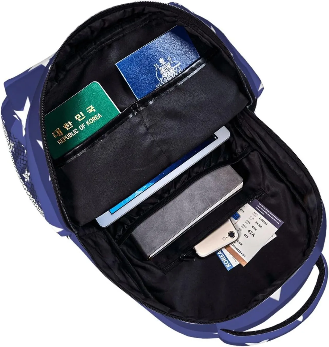 4th July Travel Laptop Backpack for Women Lightweight College Backpack Adjustable Fits 15.6 Inch Laptop Bag Waterproof for Men, Work