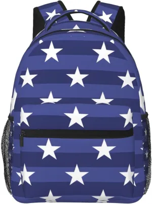 4th July Travel Laptop Backpack for Women Lightweight College Backpack Adjustable Fits 15.6 Inch Laptop Bag Waterproof for Men, Work