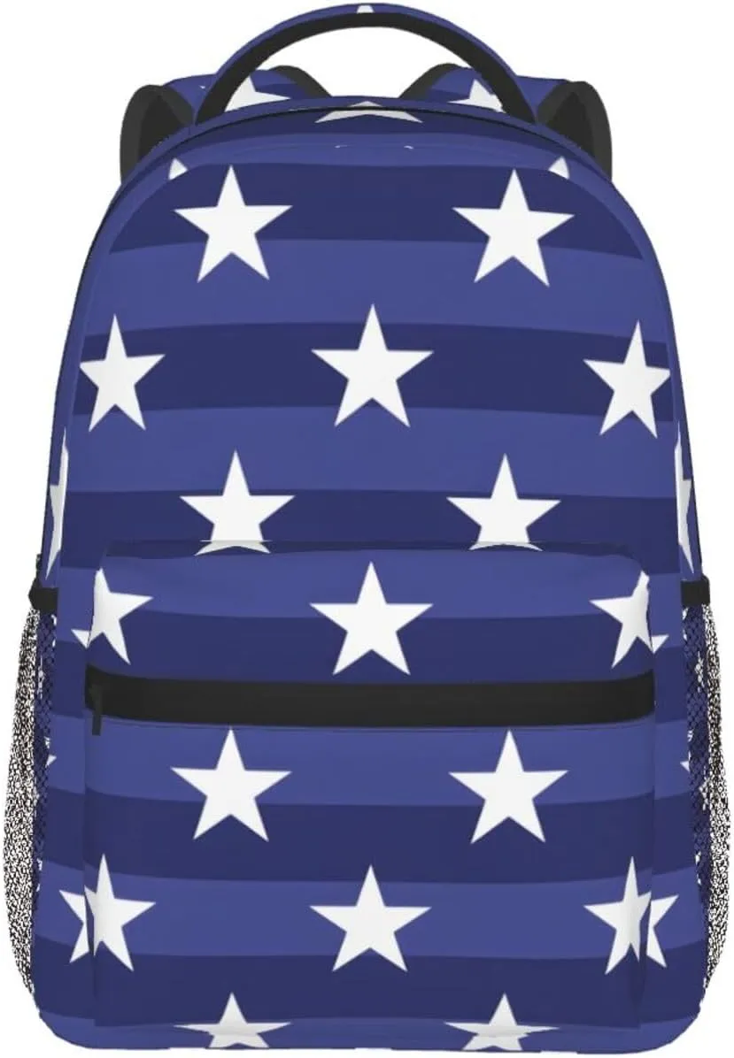 4th July Travel Laptop Backpack for Women Lightweight College Backpack Adjustable Fits 15.6 Inch Laptop Bag Waterproof for Men, Work