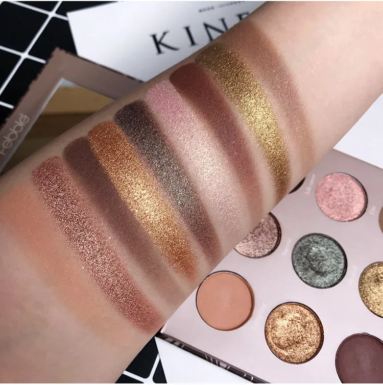 9 Colors Makeup Pressed Eyeshadow Glitter Shimmer Matte Eyeshadow Palette