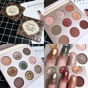 9 Colors Makeup Pressed Eyeshadow Glitter Shimmer Matte Eyeshadow Palette