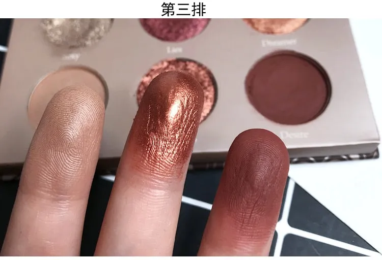 9 Colors Makeup Pressed Eyeshadow Glitter Shimmer Matte Eyeshadow Palette