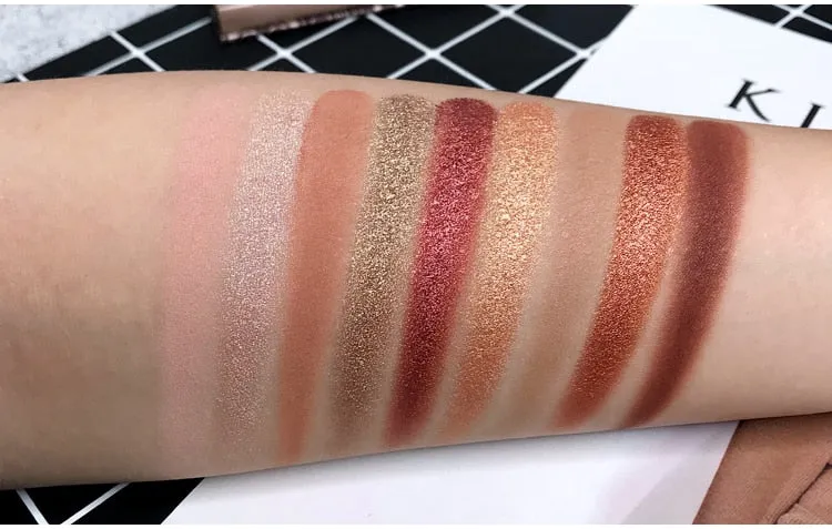 9 Colors Makeup Pressed Eyeshadow Glitter Shimmer Matte Eyeshadow Palette