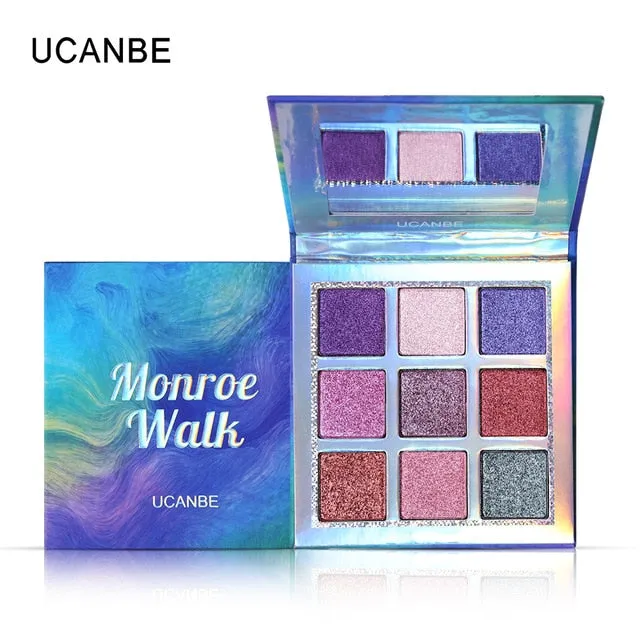 9 Colors Palette Eyeshadow Shimmer Matte Glitter Palette