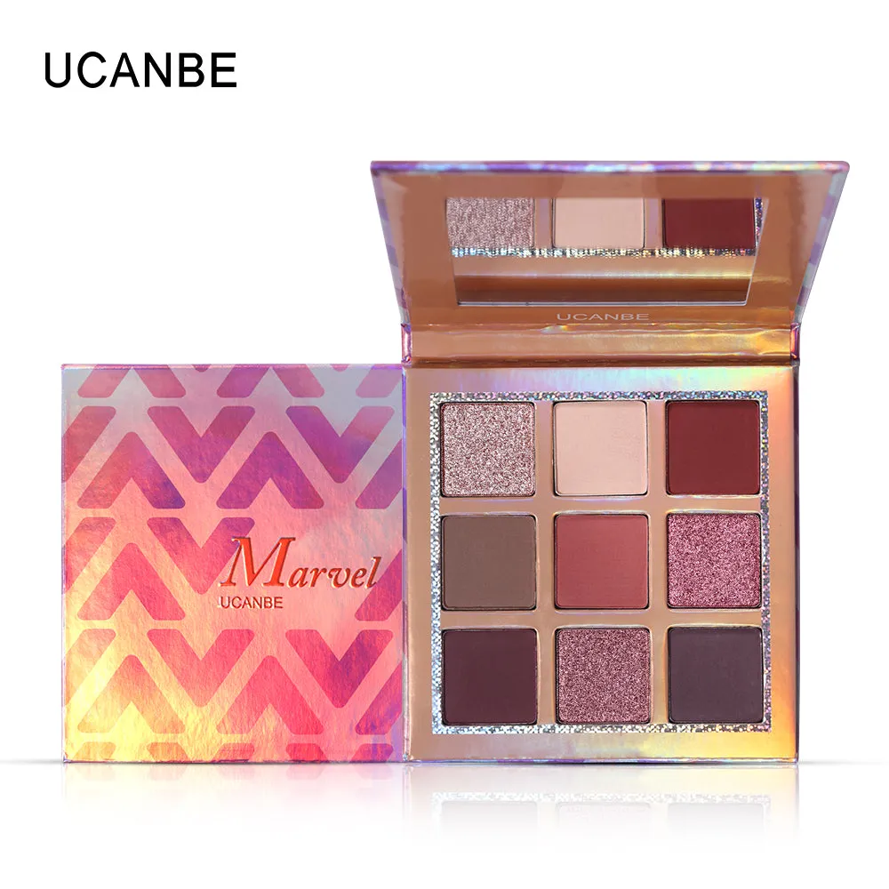 9 Colors Palette Eyeshadow Shimmer Matte Glitter Palette