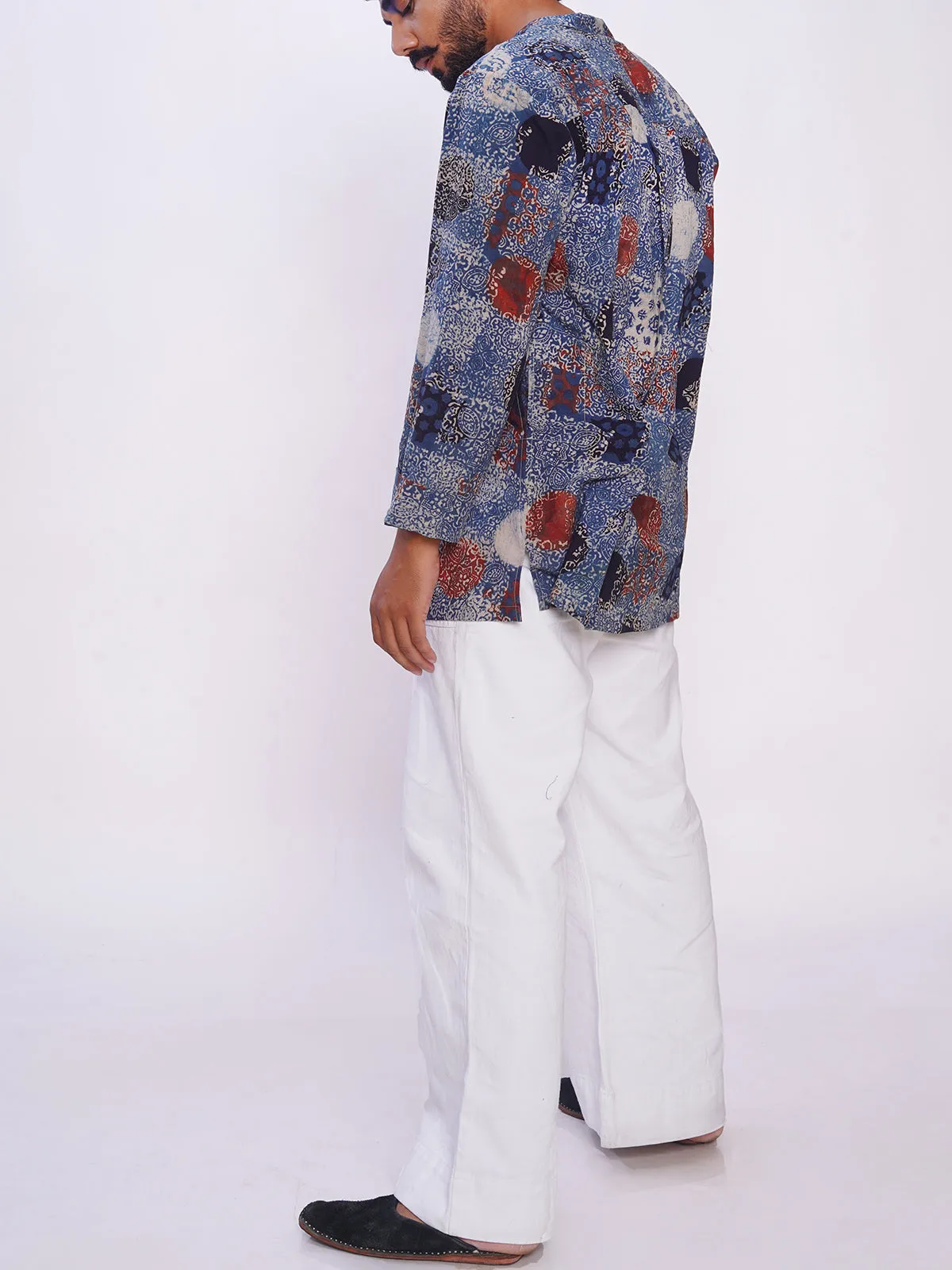 Ajrakh Kurta Multicolor