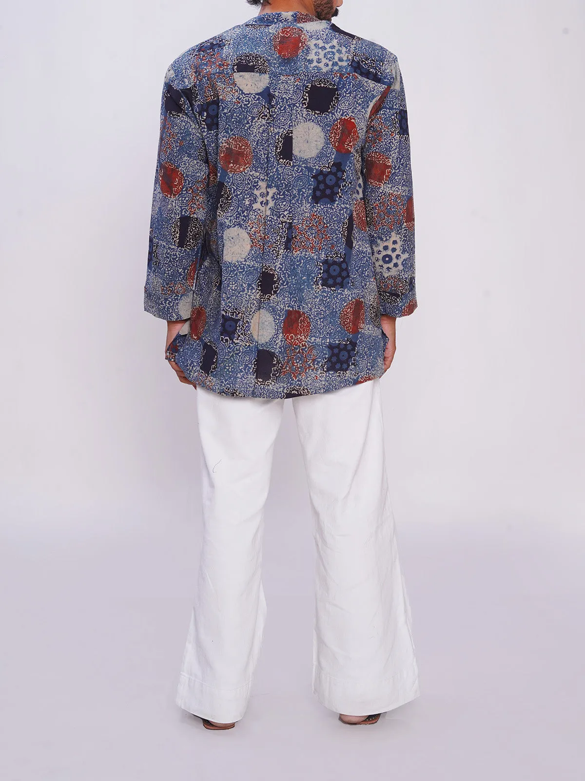 Ajrakh Kurta Multicolor