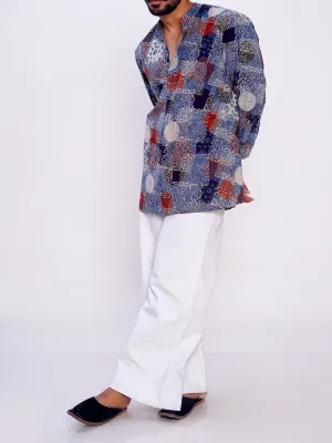 Ajrakh Kurta Multicolor
