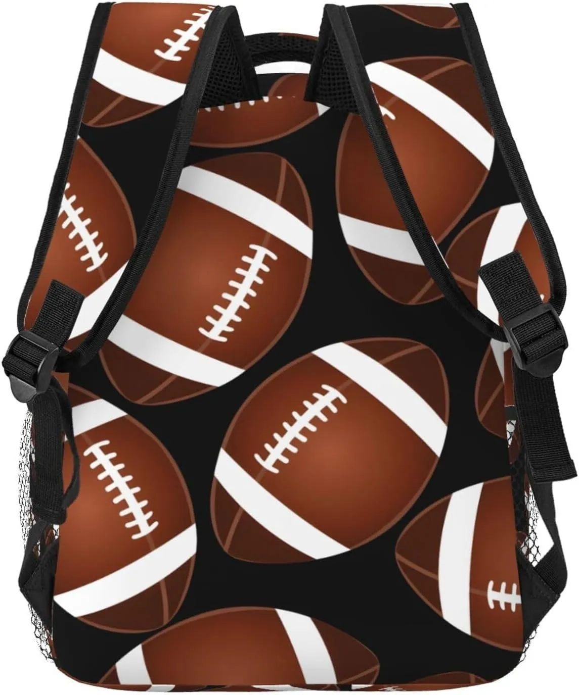 American Football Travel Laptop Backpack for Women Lightweight College Backpack Adjustable Fits 15.6 Inch Laptop Bag Waterproof for Gym, Men, Work
