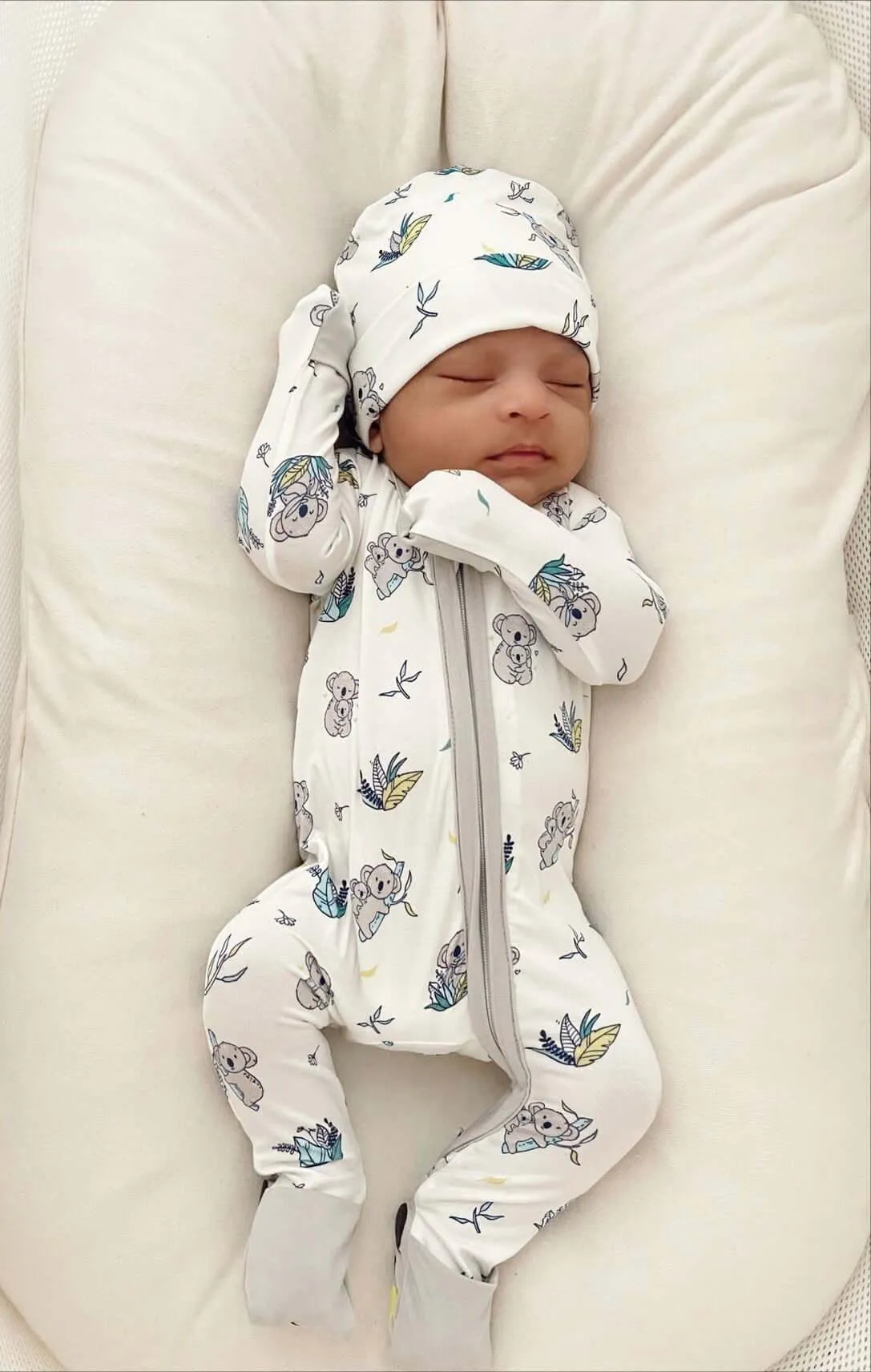 Bamboo Convertible Footie - Koala