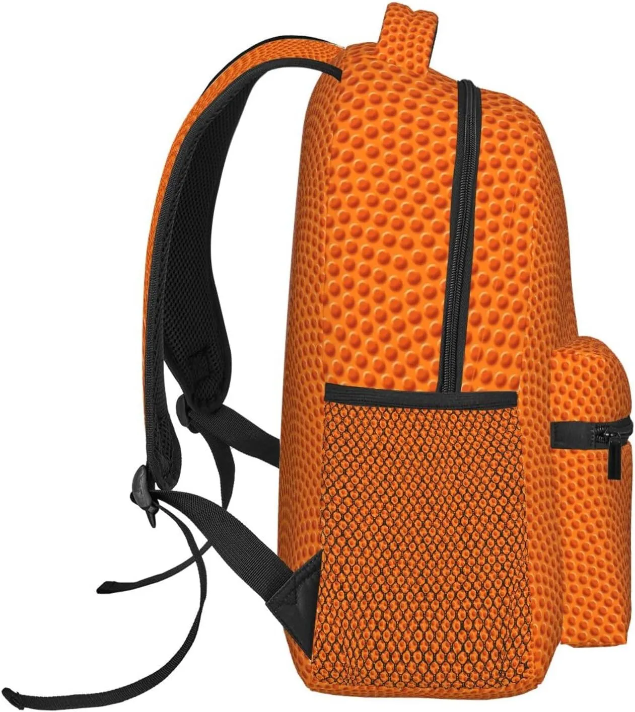 Basketball Travel Laptop Backpack Women Lightweight Backpack Adjustable College Backpack Fits 15.6 Inch Laptop Waterproof Travel Backpack for Men