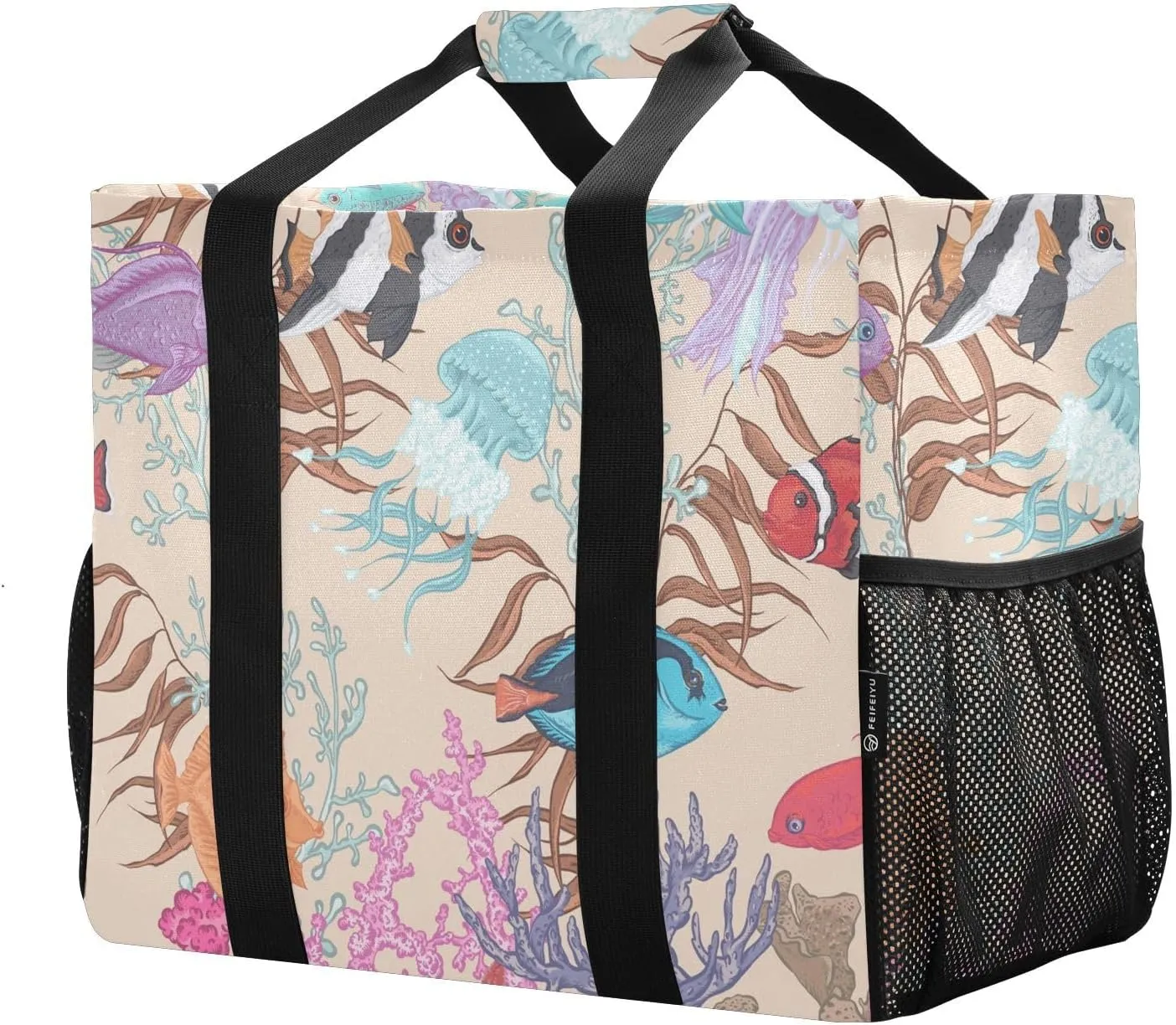 Beach Bag Pool Bag Large Reusable Shopping Bags with Handles