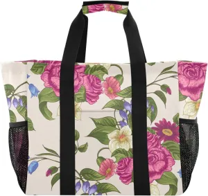 Beach Bag Pool Bag Large Reusable Shopping Bags with Handles