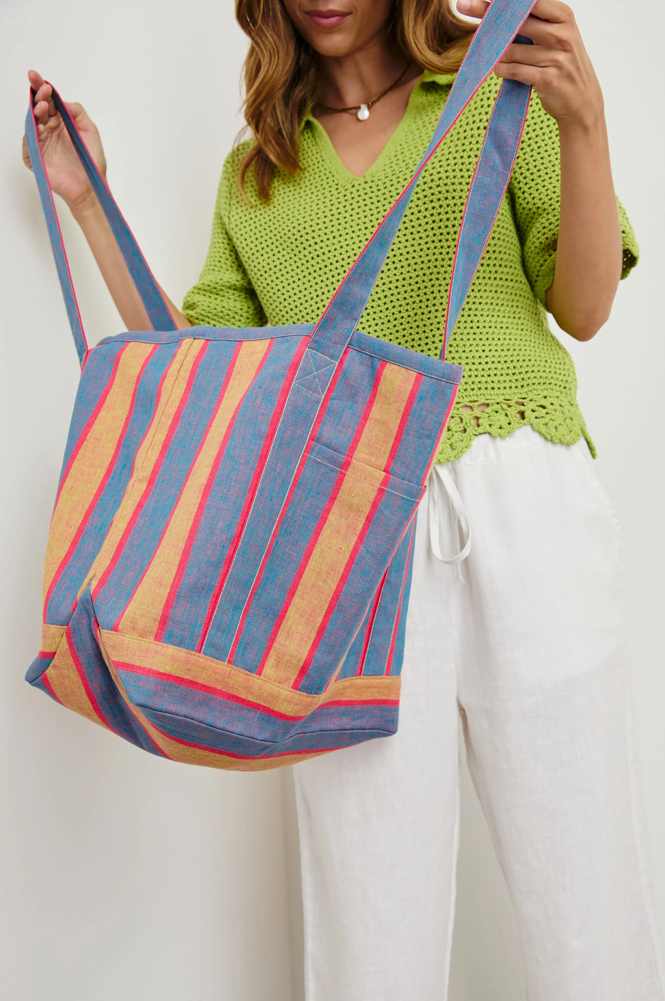 BEACH TOTE - RIO STRIPE