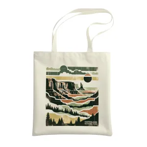 Black Lantern Canvas Tote Bag - Recycled Cotton Canvas Tote Bag - Cute Reusable Totes for Women & Men - Canyonlands National Park - Small Cloth Grocery Shopping Bags, Beach Tote