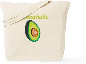 CafePress Guacaholic Tote Bag Natural Canvas Tote Bag, Reusable Shopping Bag
