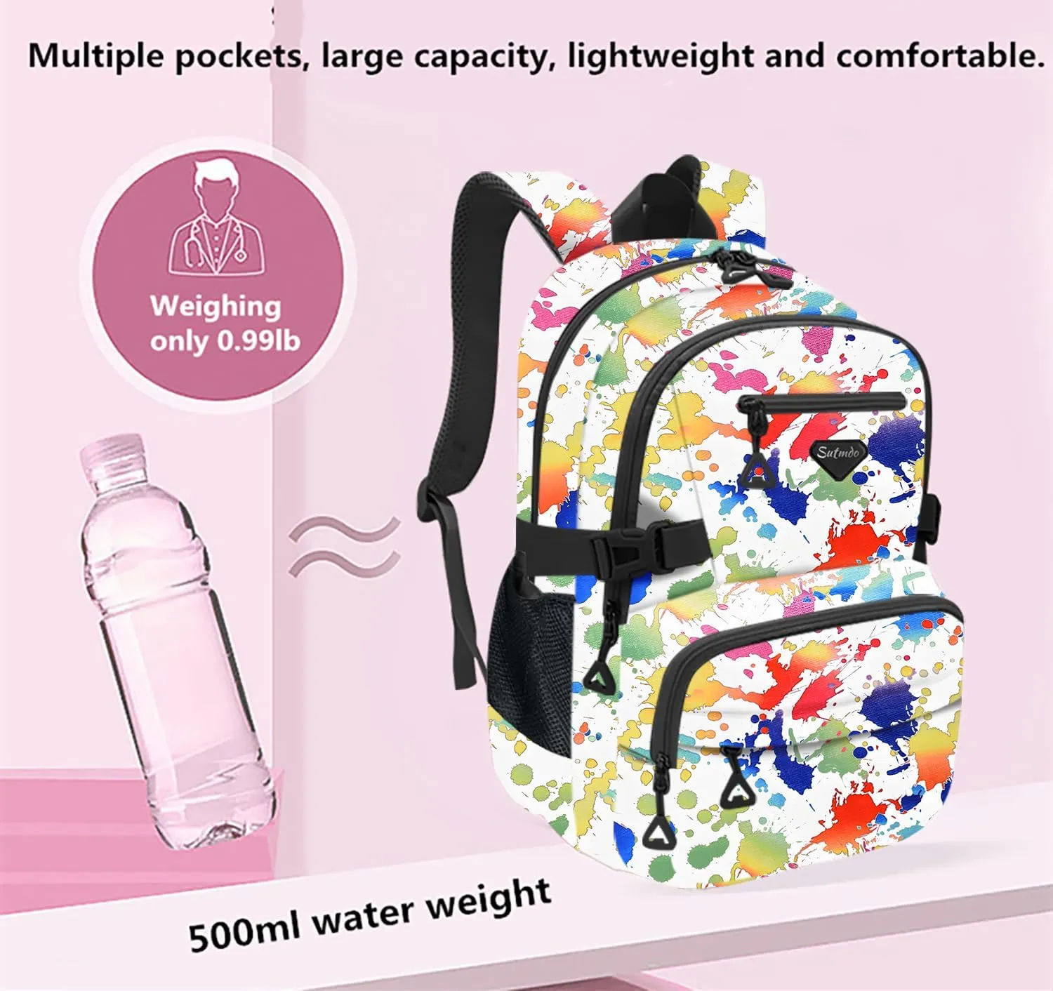 Casual Lightweight Backpacks for Boys & Girls, School Bookbags, 15 "Laptop Backpack, Travel Bag (212-cbse)