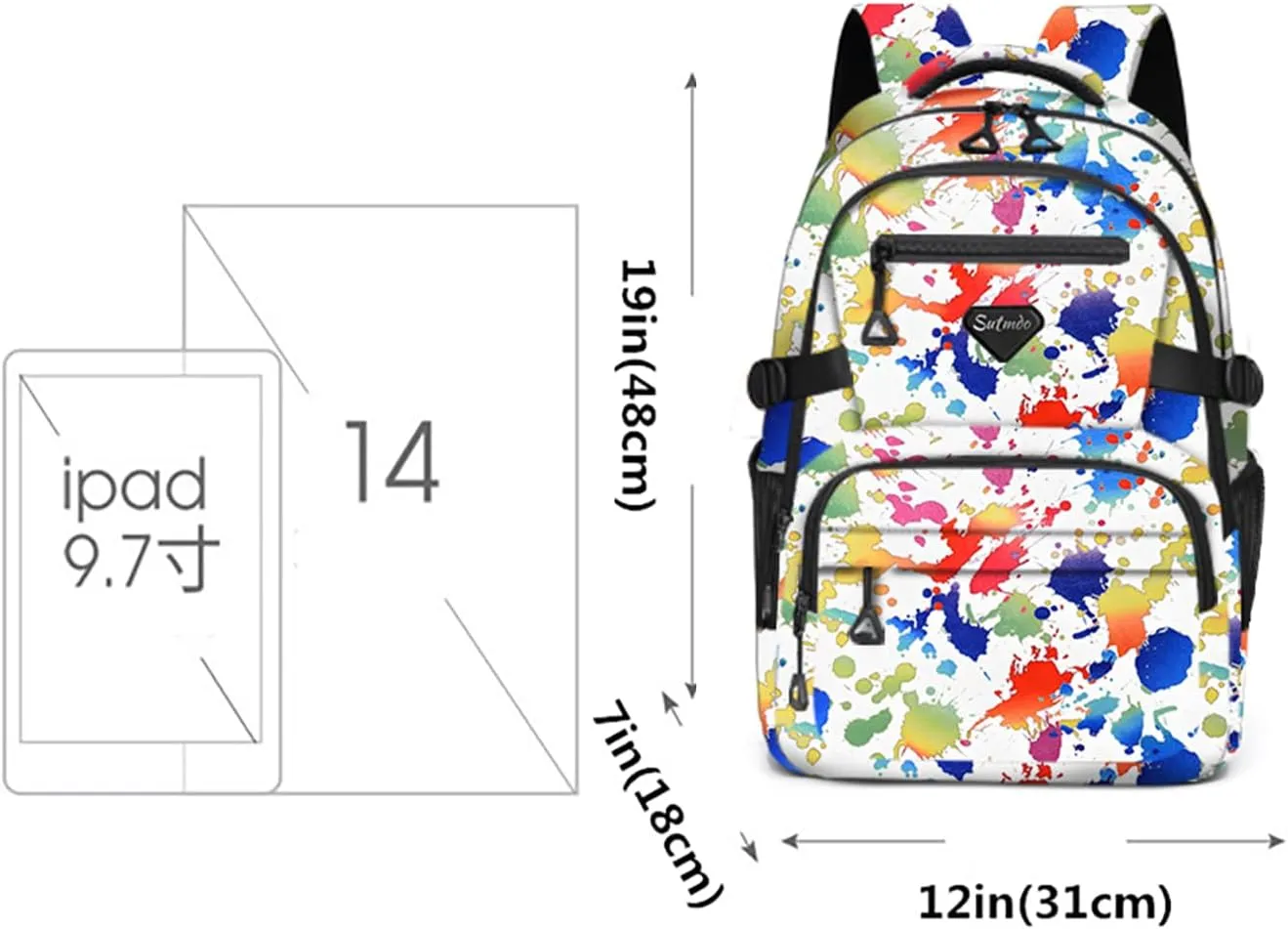 Casual Lightweight Backpacks for Boys & Girls, School Bookbags, 15 "Laptop Backpack, Travel Bag (212-cbse)