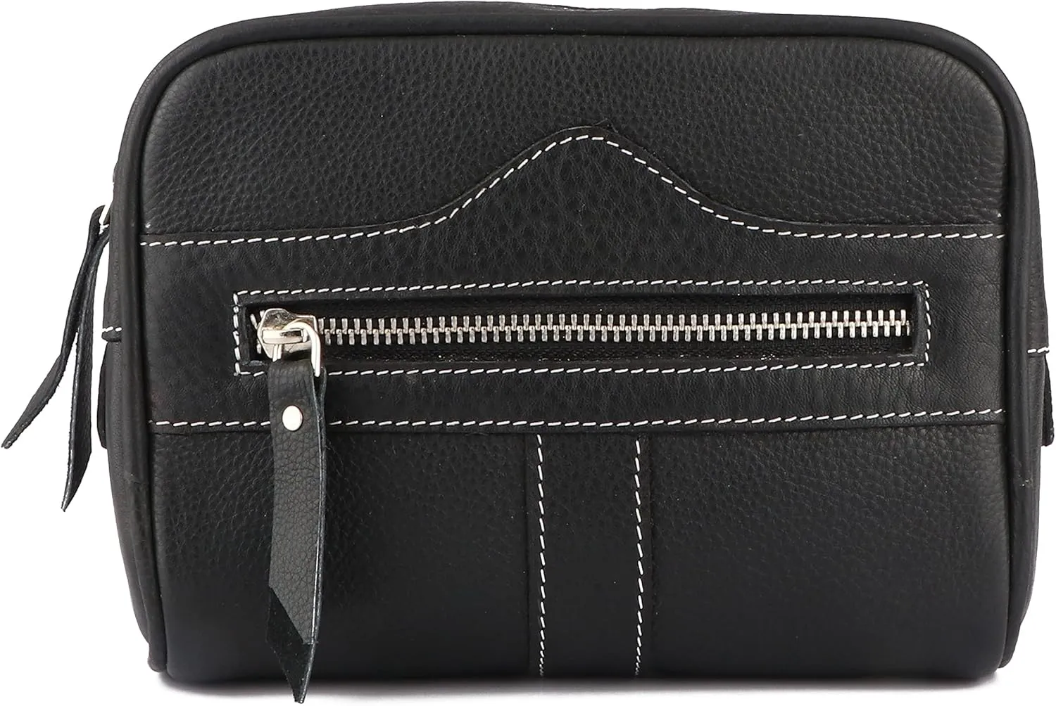 CHALLENGER Leather Waist Belt Bag Travel Pouch Fanny Pack Black 18BT25BK