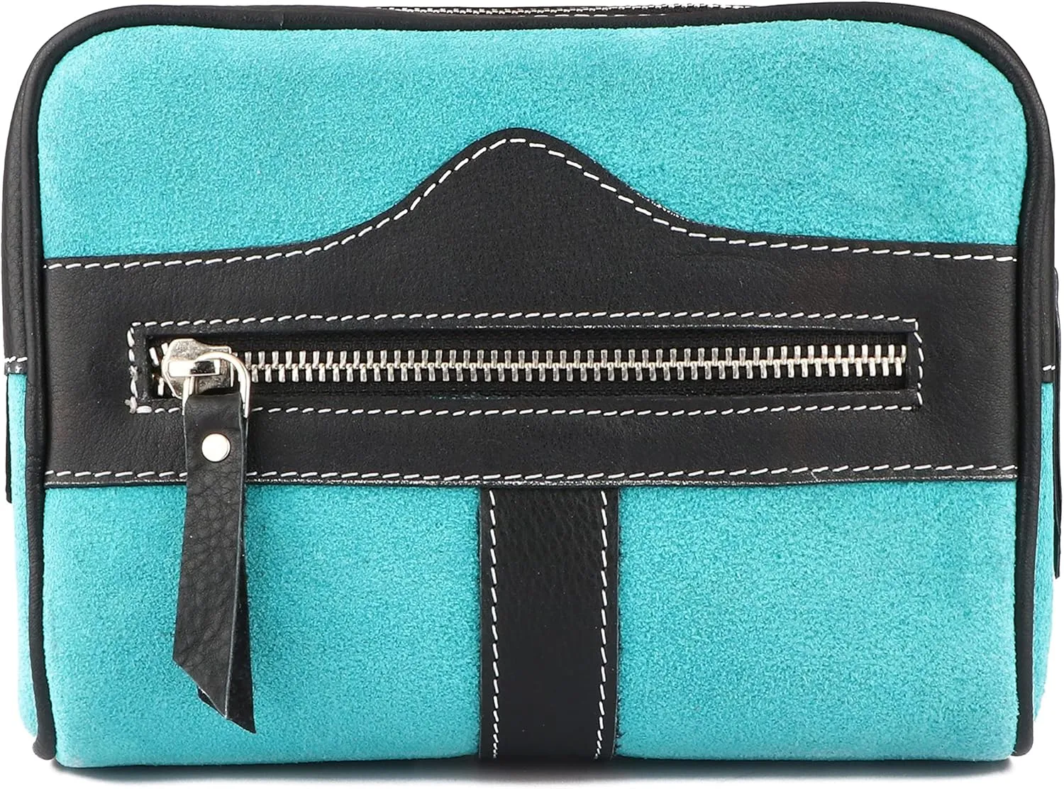 CHALLENGER Leather Waist Belt Bag Travel Pouch Fanny Pack Turquoise 18BT25TR