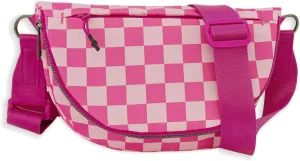 Checkered Crossbody Bags Women Bum Bag Cute Cross Body Sling Backpack Hobo Satchels Shoulder Sport Wallet Purses 2025
