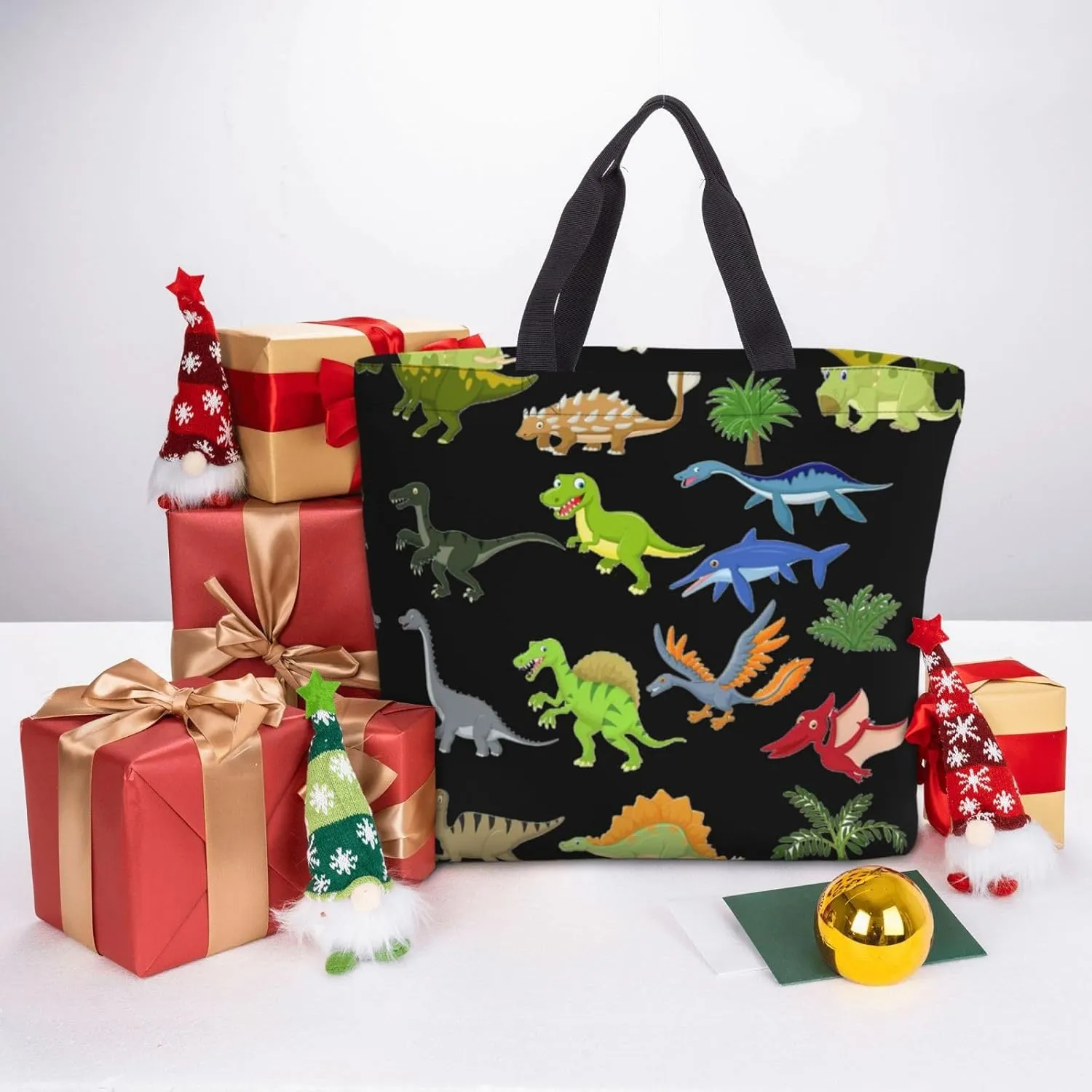 Colored Pineapple Print Tote Bag Casual Shoulder Bag Handbag Reusable Shopping Travel Bag Gifts For Women