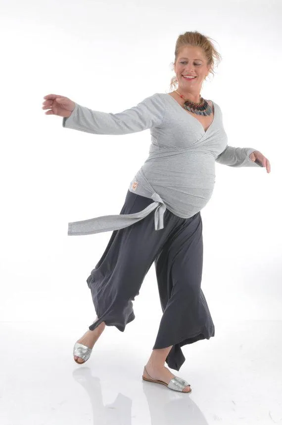 Convertible Maternity Wrap Top