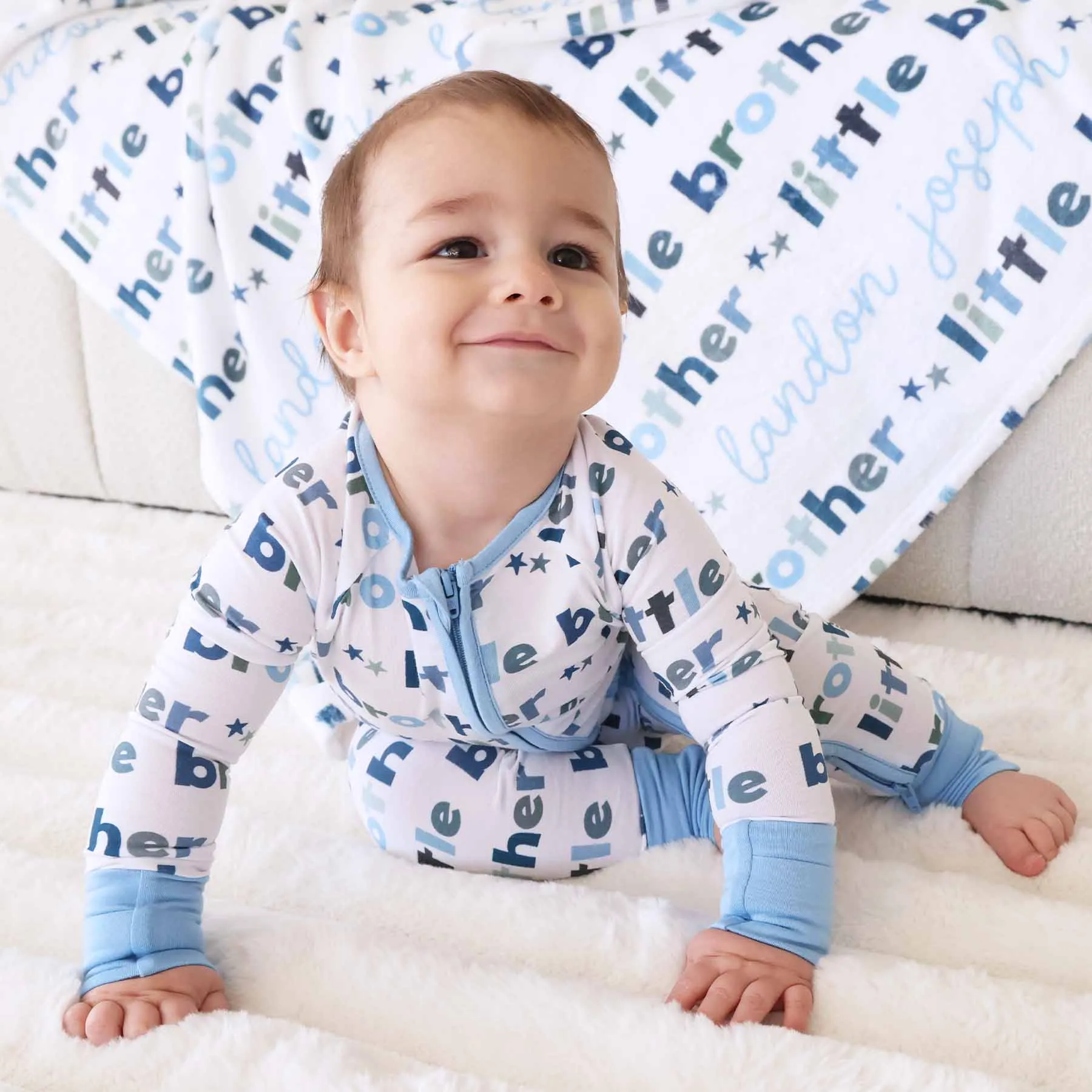 Convertible Zip Romper | Little Sibling
