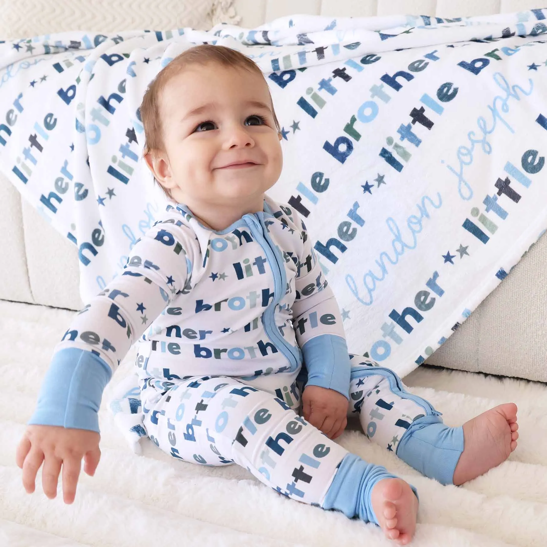 Convertible Zip Romper | Little Sibling