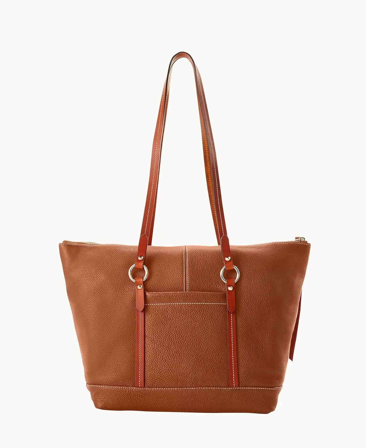 Dooney & Bourke Handbags for Women, Pebble Grain Leather Tote Bag with Zipper & Compartments