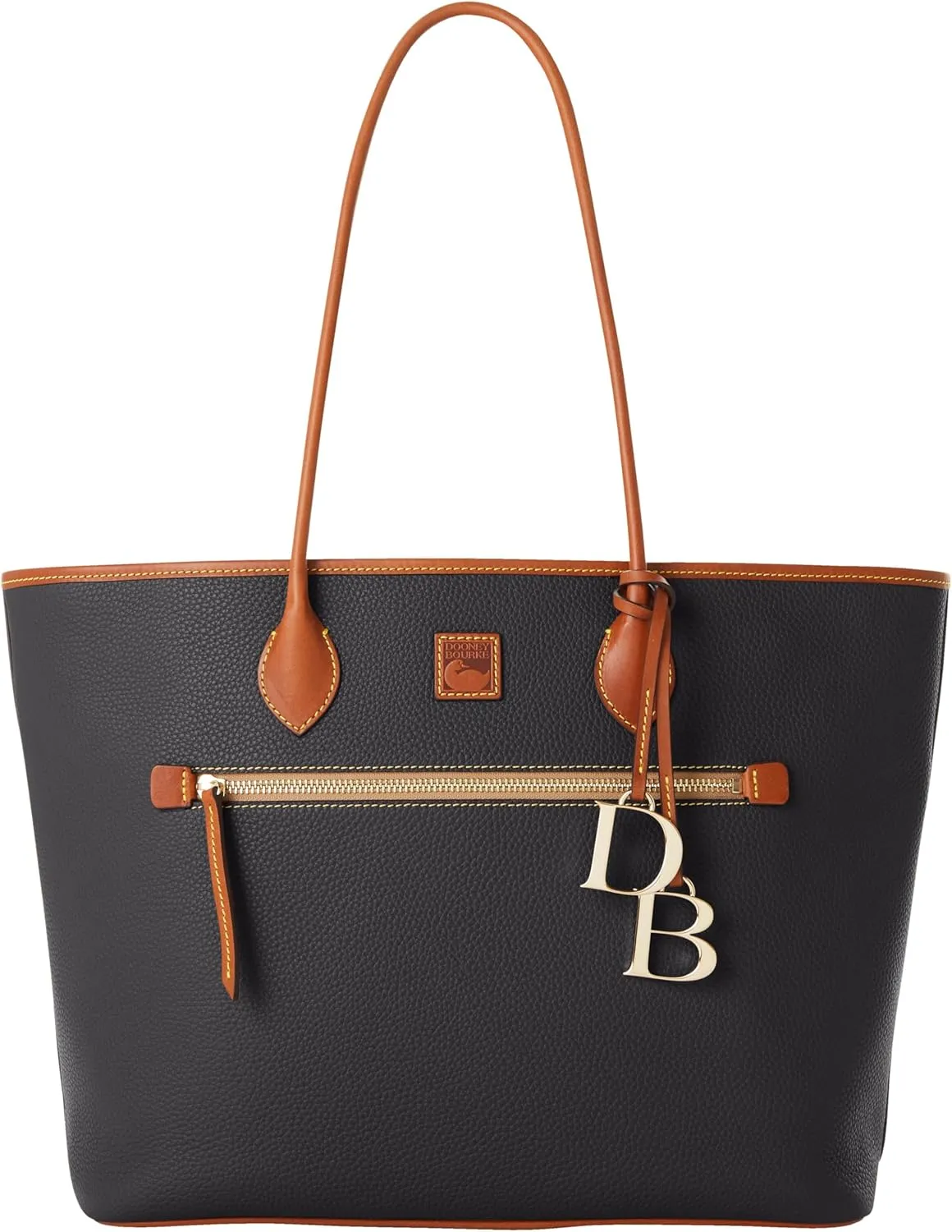 Dooney & Bourke Large Tote Bags for Women, Large Leather Tote Bag with Zipper Pockets and Long Shoulder Straps