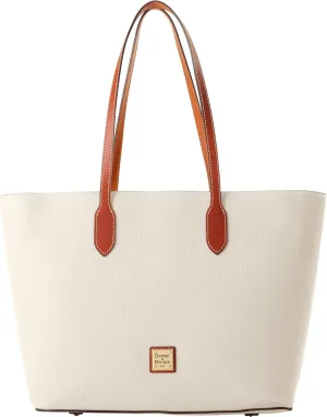 Dooney & Bourke Tote Bags for Women, Large Leather Tote Bag with Zipper Compartments and Long Shoulder Straps
