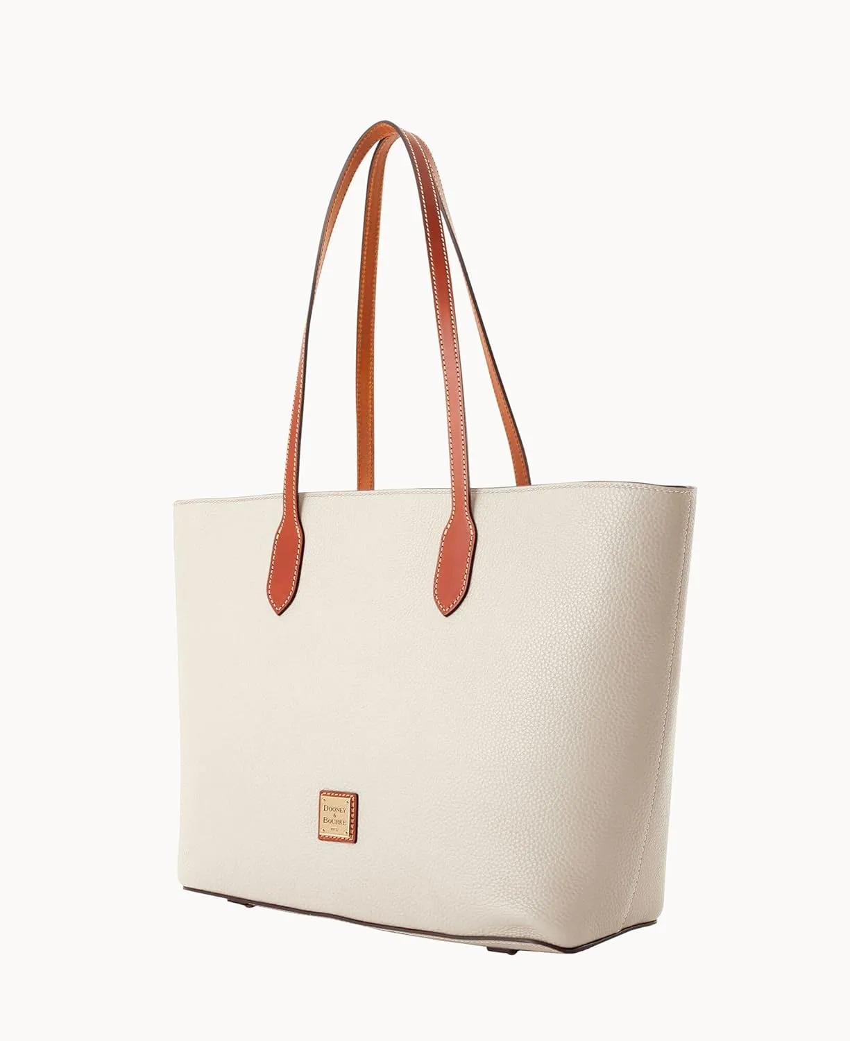 Dooney & Bourke Tote Bags for Women, Large Leather Tote Bag with Zipper Compartments and Long Shoulder Straps