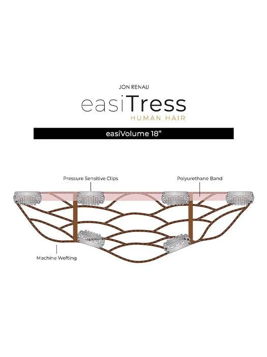 easiVolume 18" | Human Hair Extension | Clip In