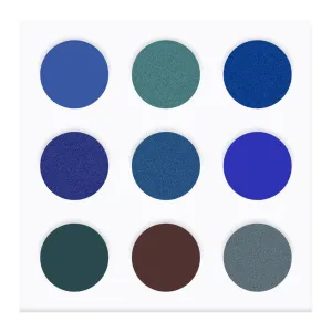 EYECONIQ 9pc eyeshadow palette 20.0g BLUE