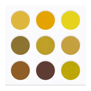 EYECONIQ 9pc eyeshadow palette 20.0g YELLOW