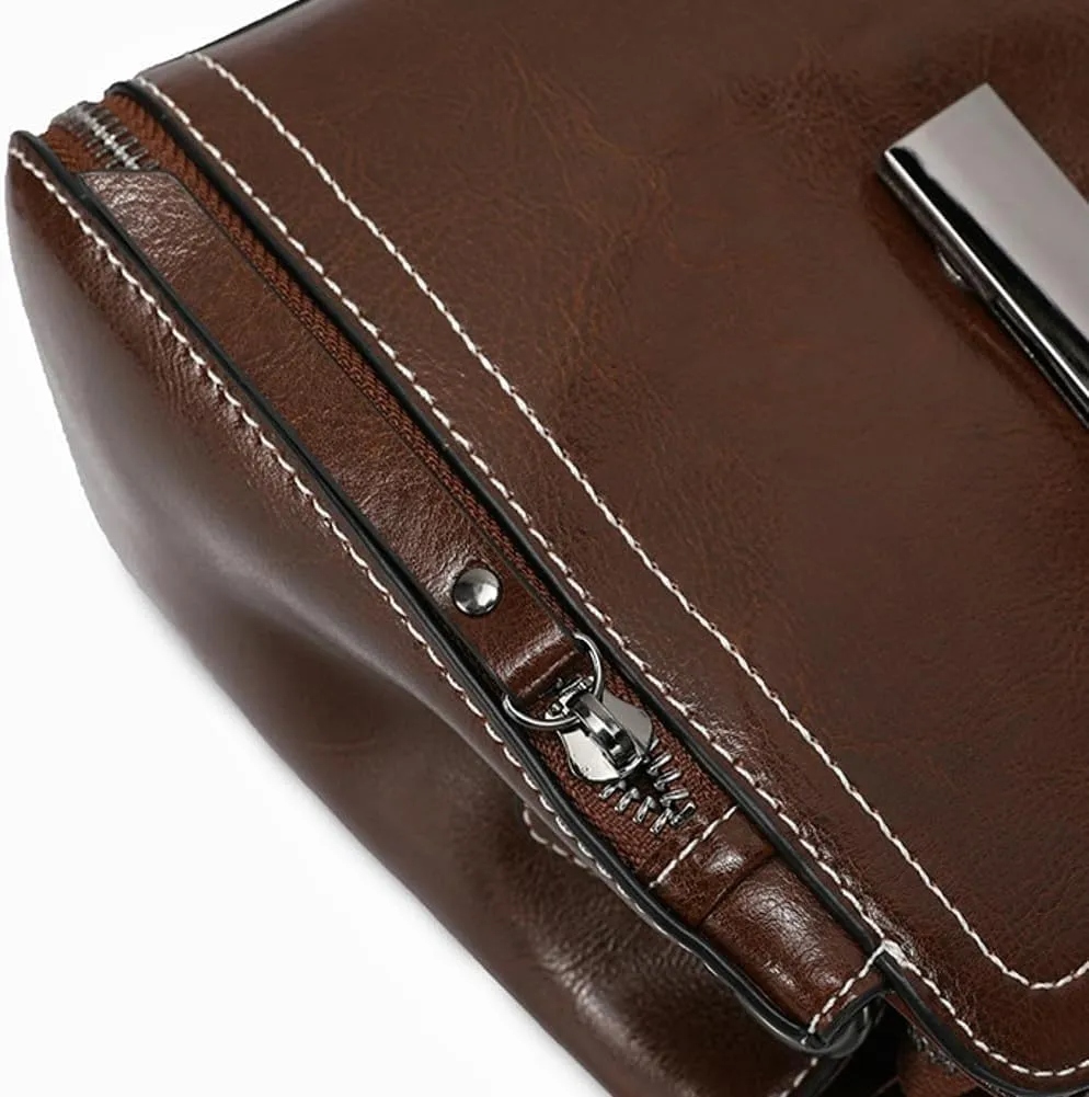 Fashion Handbag Messenger Bag for Women 2025 Retro Shoulder Purse PU Leather Tote Bag Hobo Purse Commuter Handbags Satchels