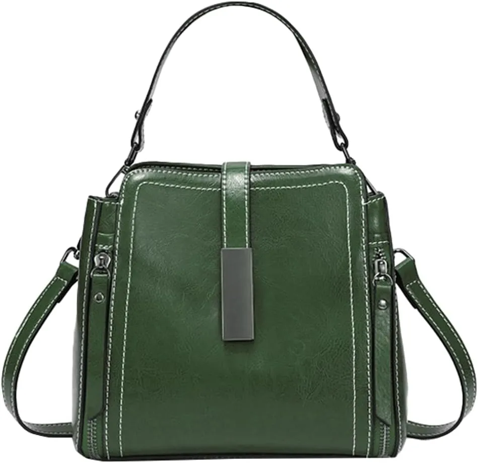 Fashion Handbag Messenger Bag for Women 2025 Retro Shoulder Purse PU Leather Tote Bag Hobo Purse Commuter Handbags Satchels