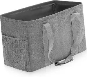 Foldable Reusable Shopping Bag Large Tote Pouch with Elastic Handles Waterproof Shopping Pouch