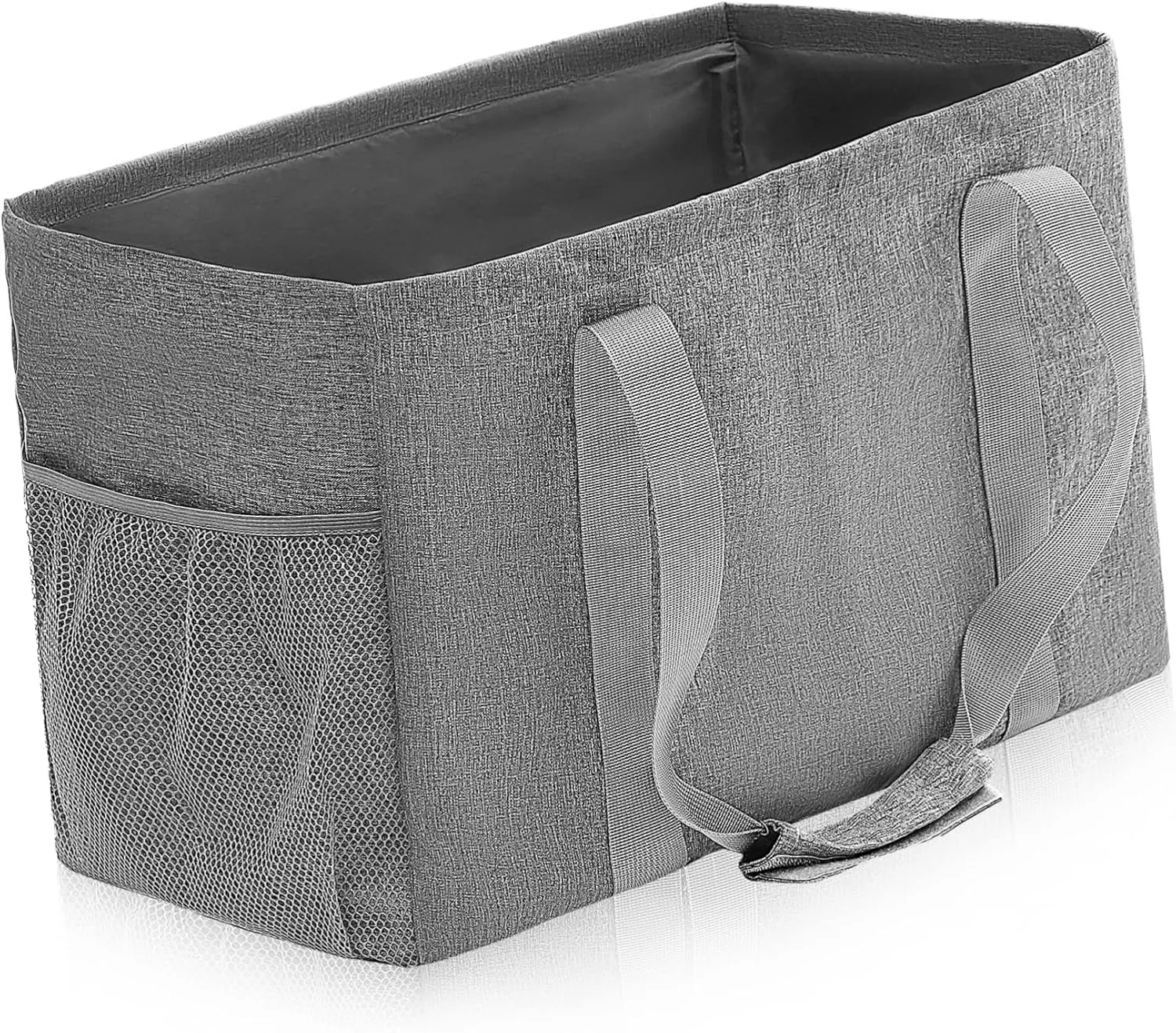 Foldable Reusable Shopping Bag Large Tote Pouch with Elastic Handles Waterproof Shopping Pouch
