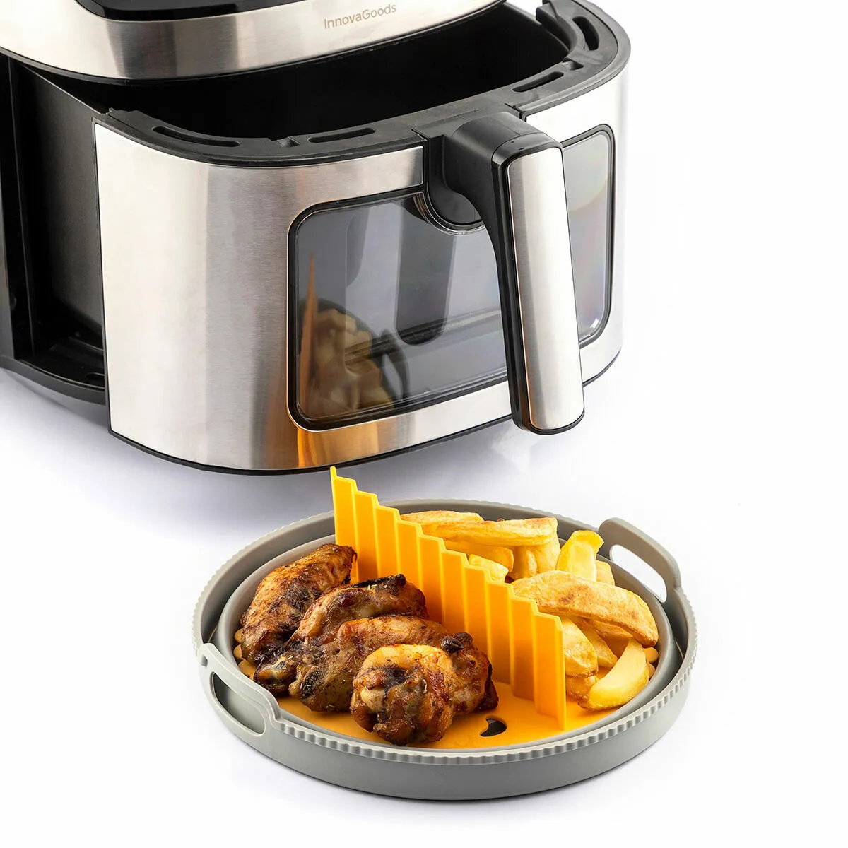 Folding Silicone Basket for Air Fryer Fliynner