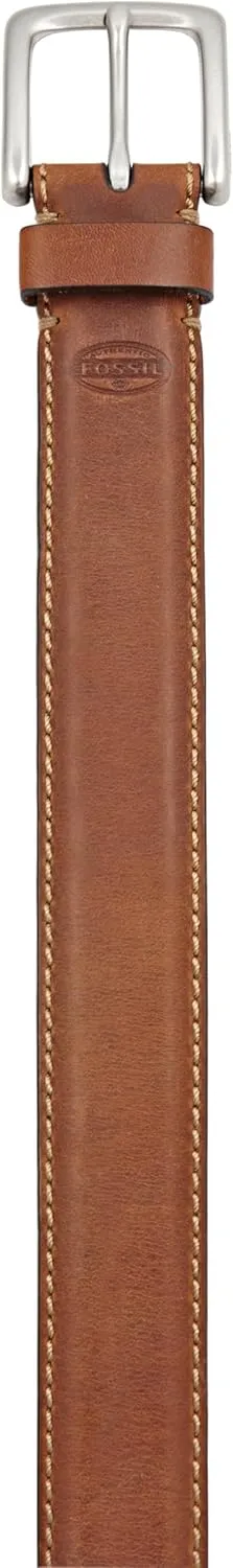 Fossil Men's Brown Leather Belt