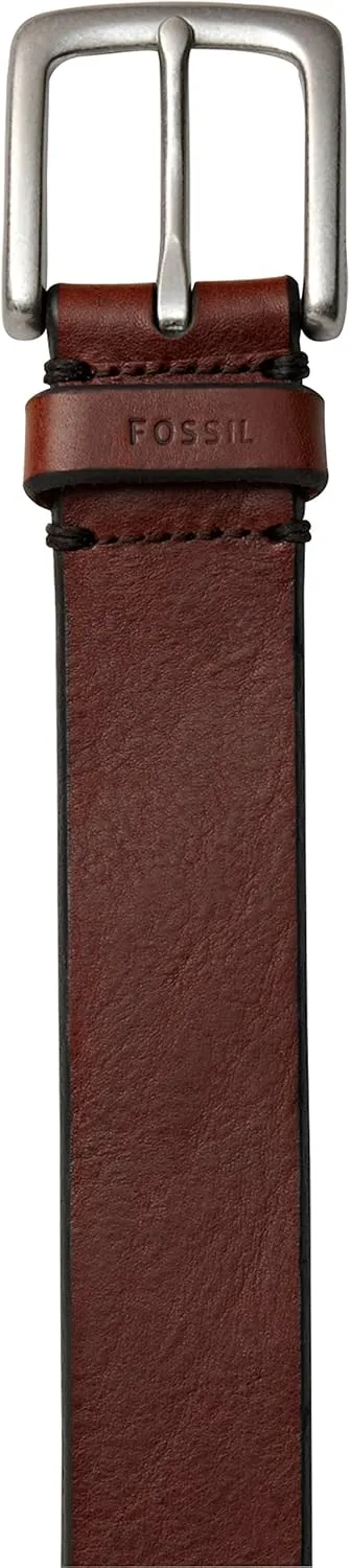 Fossil Men's Brown Leather Belt