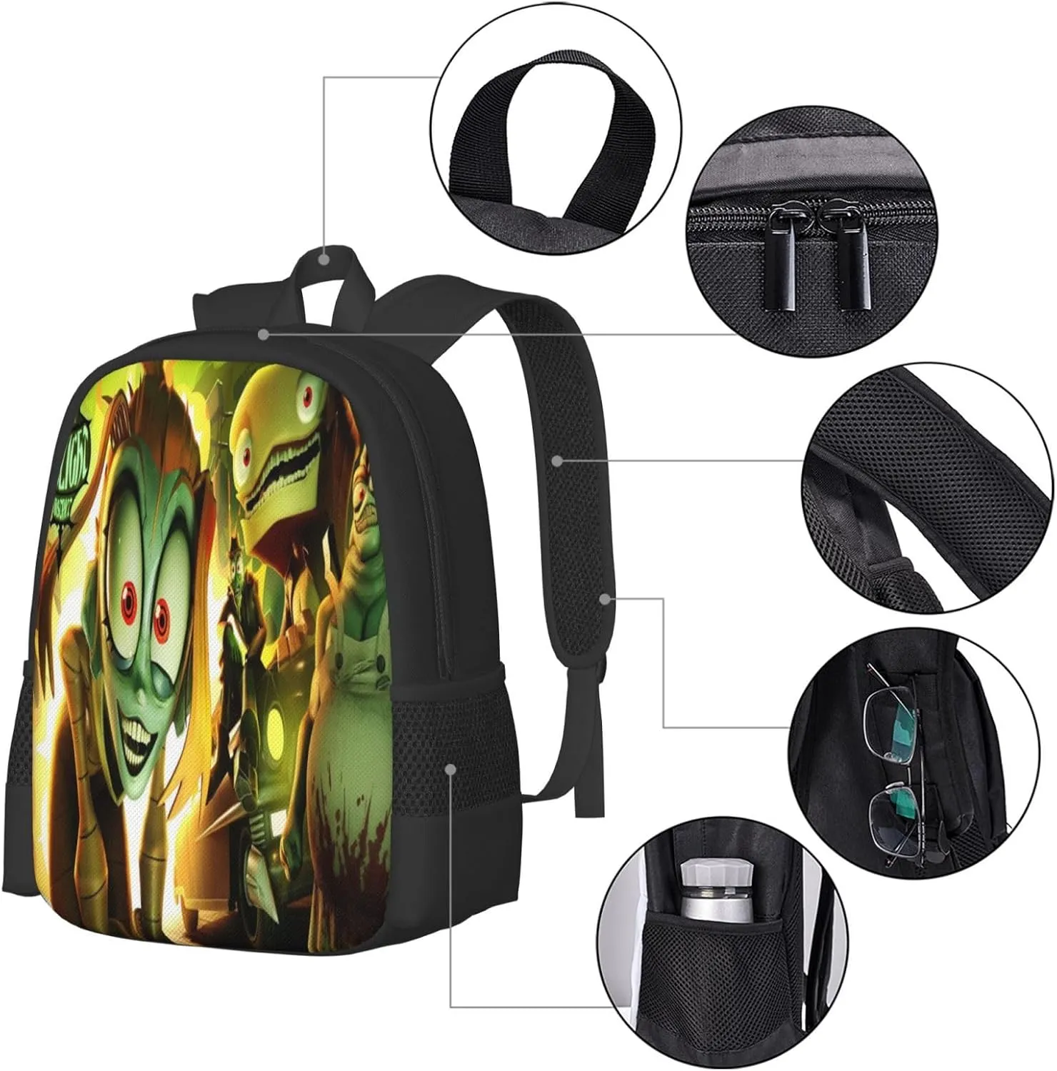 Gaslight District Backpack Lightweight Large Capacity Laptop Backpack Travel Backpacks For Unisex