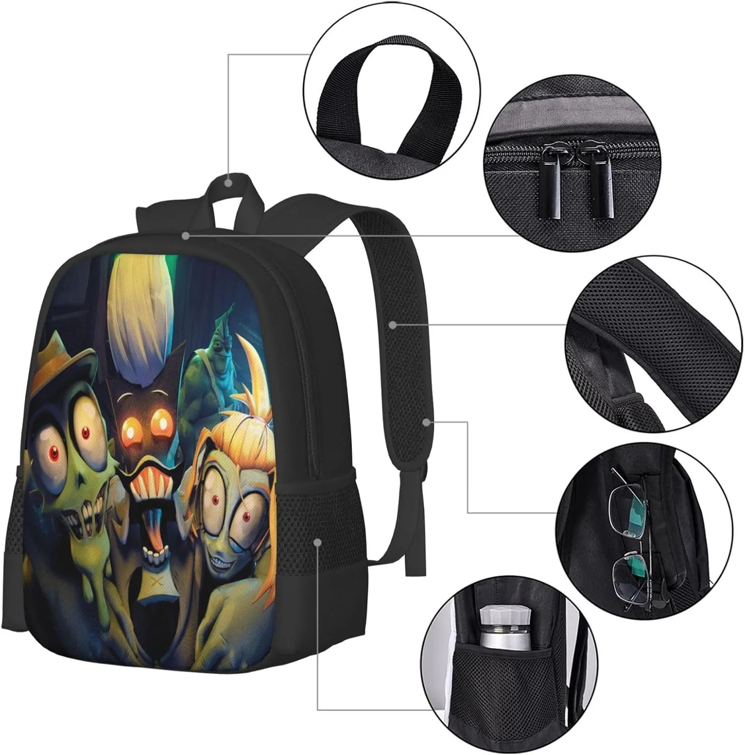 Gaslight District Backpack Lightweight Large Capacity Laptop Backpack Travel Backpacks For Unisex